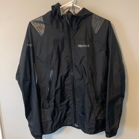Marmot Black Zip-up rain coat - Picture 1 of 4